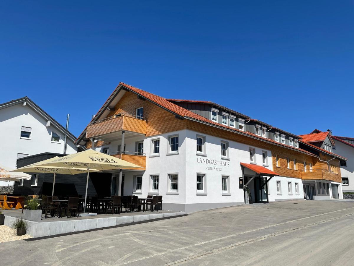 Hotel Landgasthaus Zum Kreuz Gbr Isny im Allgäu Exterior foto